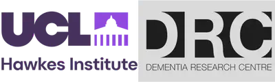 UCL Hawkes DRC logos